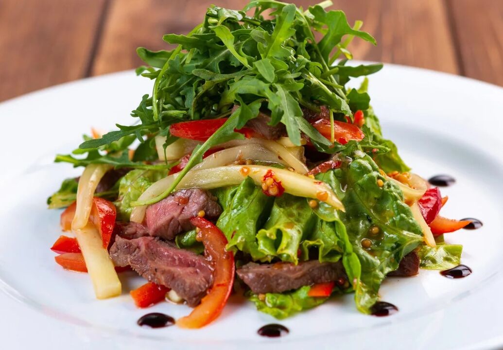 Beef and vegetables