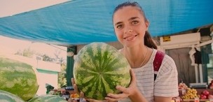 buying a watermelon