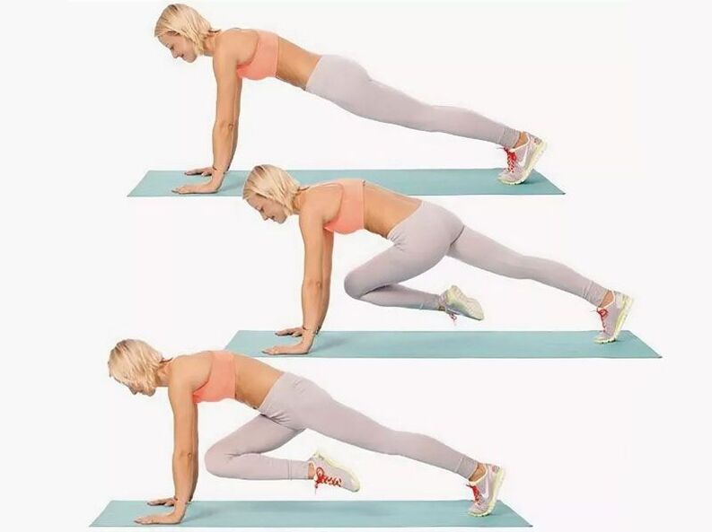 knee traction plank