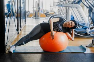 exercises with a fitball